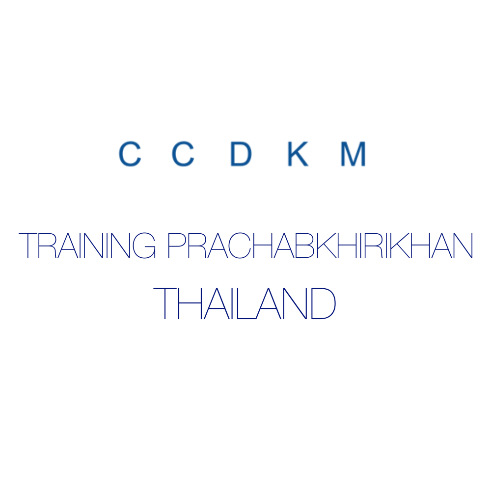 CCDKM TRAINING PRACHABKHIRIKHAN THAILAND