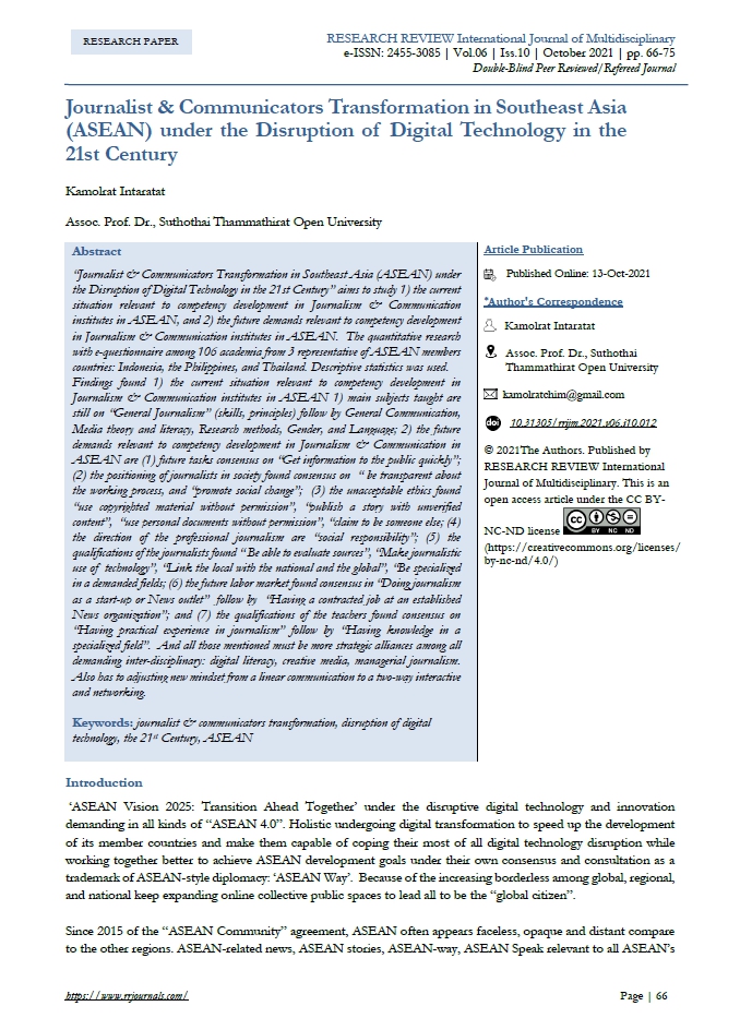 RRSEARCH PAPER International Journal of Multidisciplinary